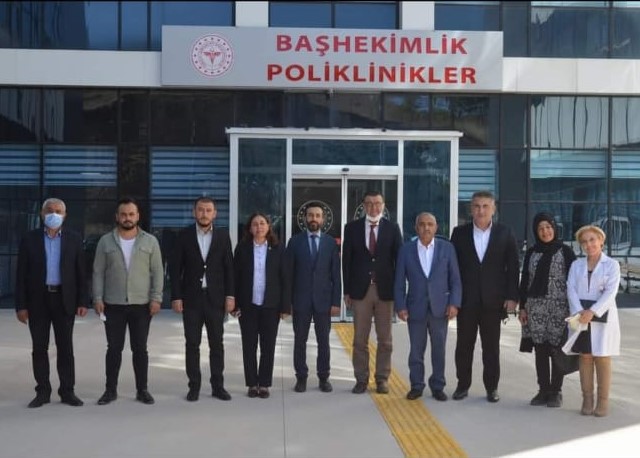 AK Parti Milletvekilimiz Sayın Prof. Dr. Arife POLAT DÜZGÜN, Ayaş Belediye Başkanı, Ak Parti İl ve İlçe teşkilatları hastanemize ziyarette bulunmuşlardır.