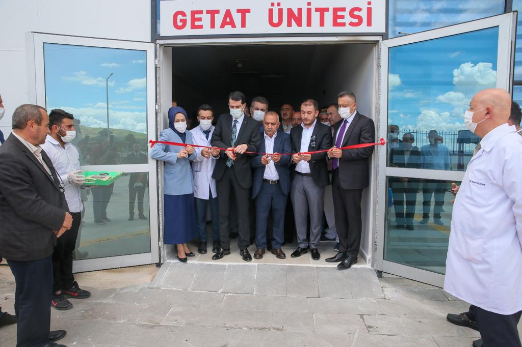 Hastanemiz GETAT ve Palyatif Bakım Merkezi Ankara AK Parti M.Vekili Sn. Asuman ERDOĞAN ve İl Sağlık Müdürümüz Uzm. Dr.  Ali Niyazi KURTCEBE'nin Katılımıyla Hizmete Açılmıştır.